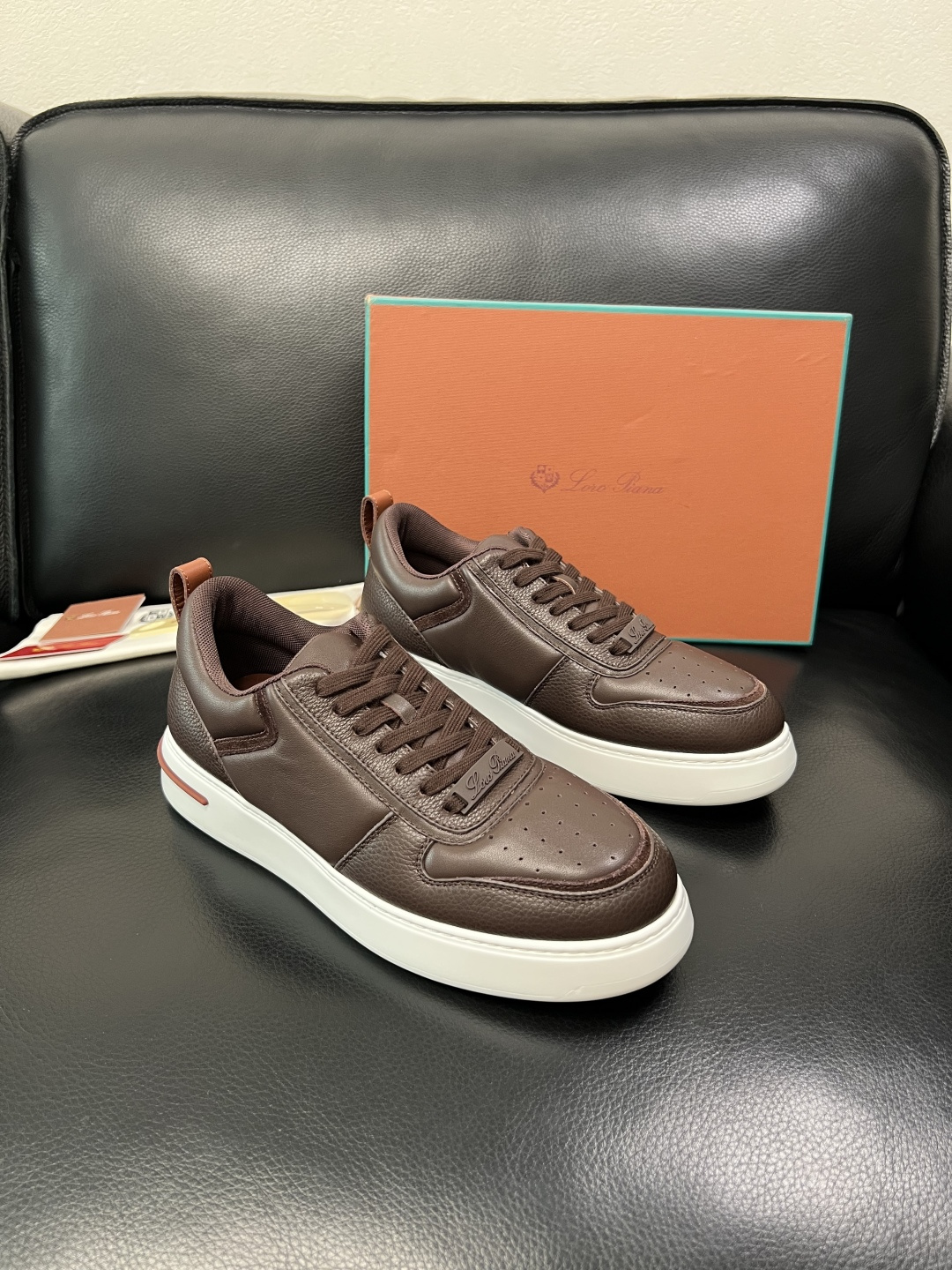 Loro Piana 高品质 顶级工艺品 诺悠翩雅 新品专柜同步原厂配置，鞋面意大利进口牛皮面料，高品质