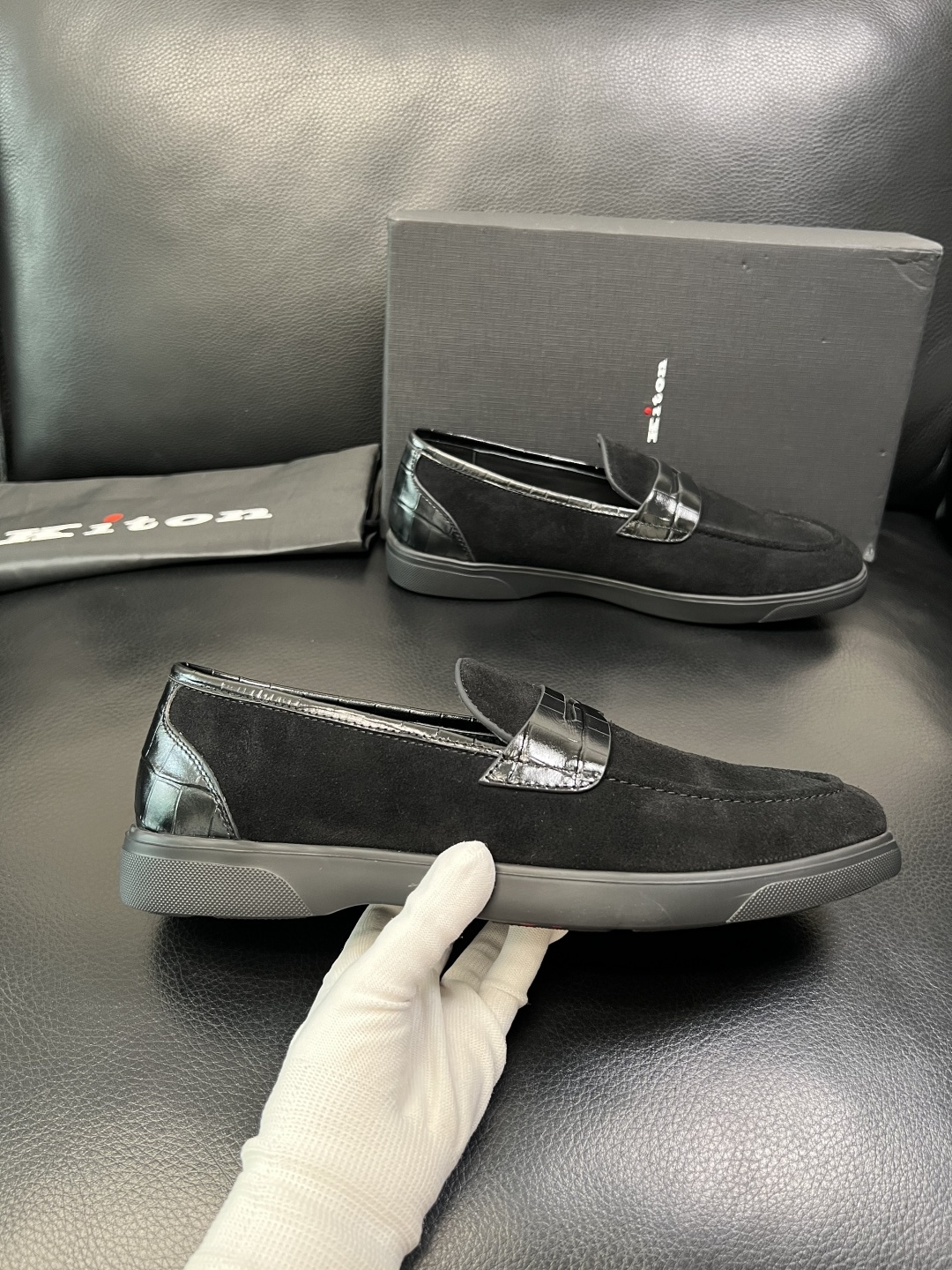 ⚠️只换码不退⚠️ kiton 高品质 顶级工艺品 专柜新品同步，鞋面意大利进口牛皮面料，进口水染牛皮内