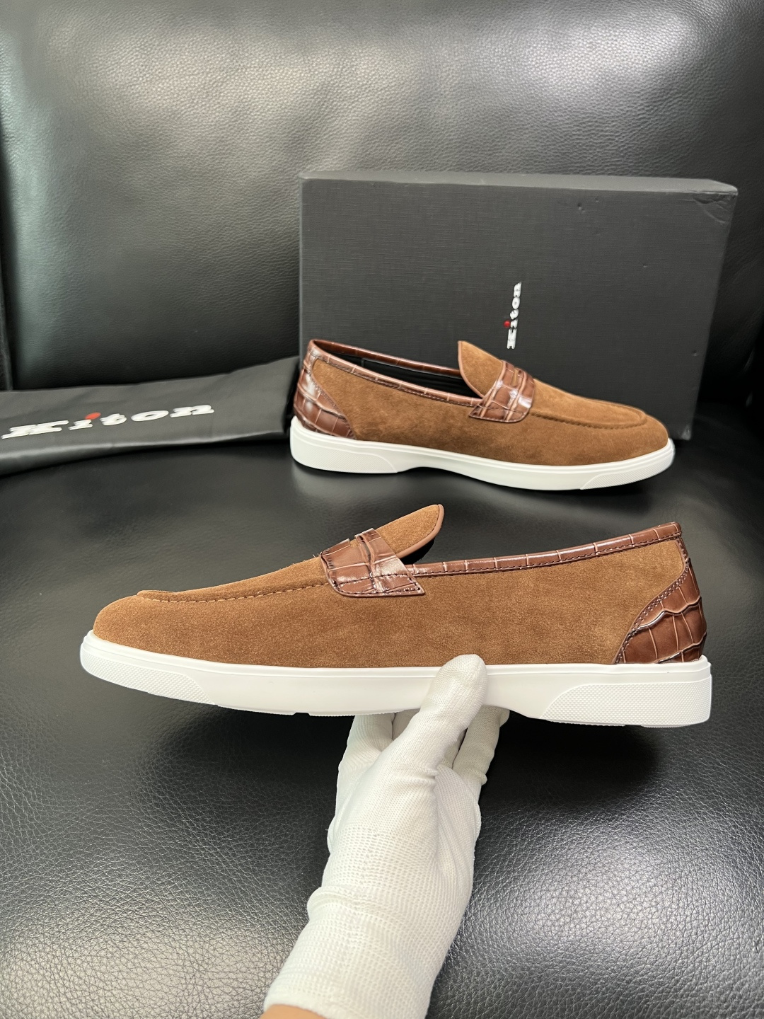 ⚠️只换码不退⚠️ kiton 高品质 顶级工艺品 专柜新品同步，鞋面意大利进口牛皮面料，进口水染牛皮内