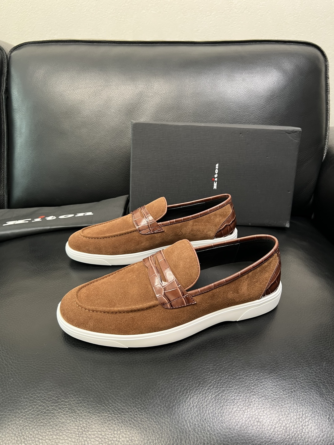 ⚠️只换码不退⚠️ kiton 高品质 顶级工艺品 专柜新品同步，鞋面意大利进口牛皮面料，进口水染牛皮内