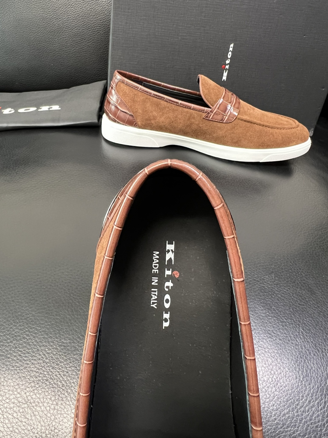 ⚠️只换码不退⚠️ kiton 高品质 顶级工艺品 专柜新品同步，鞋面意大利进口牛皮面料，进口水染牛皮内