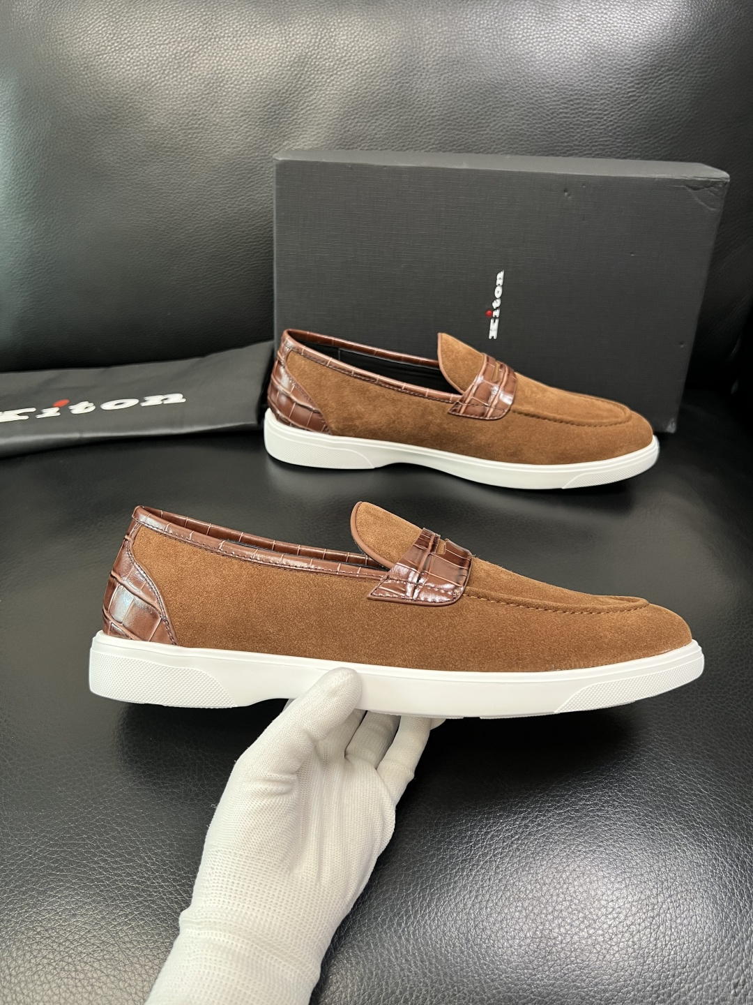 ⚠️只换码不退⚠️ kiton 高品质 顶级工艺品 专柜新品同步，鞋面意大利进口牛皮面料，进口水染牛皮内