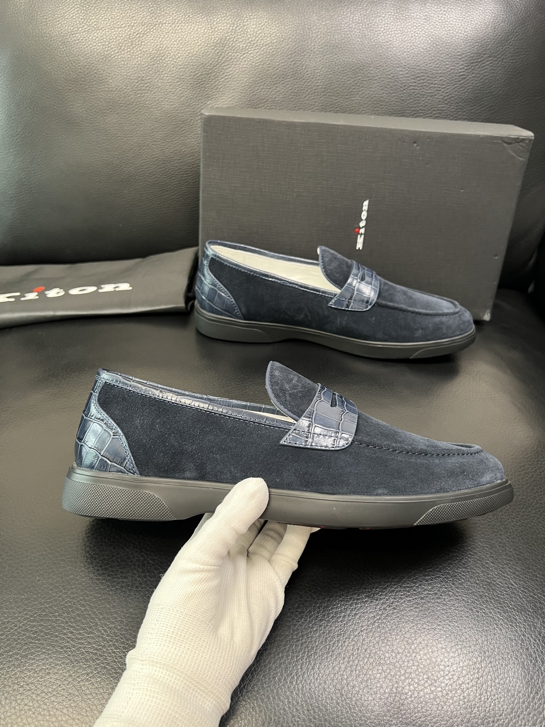 ⚠️只换码不退⚠️ kiton 高品质 顶级工艺品 专柜新品同步，鞋面意大利进口牛皮面料，进口水染牛皮内