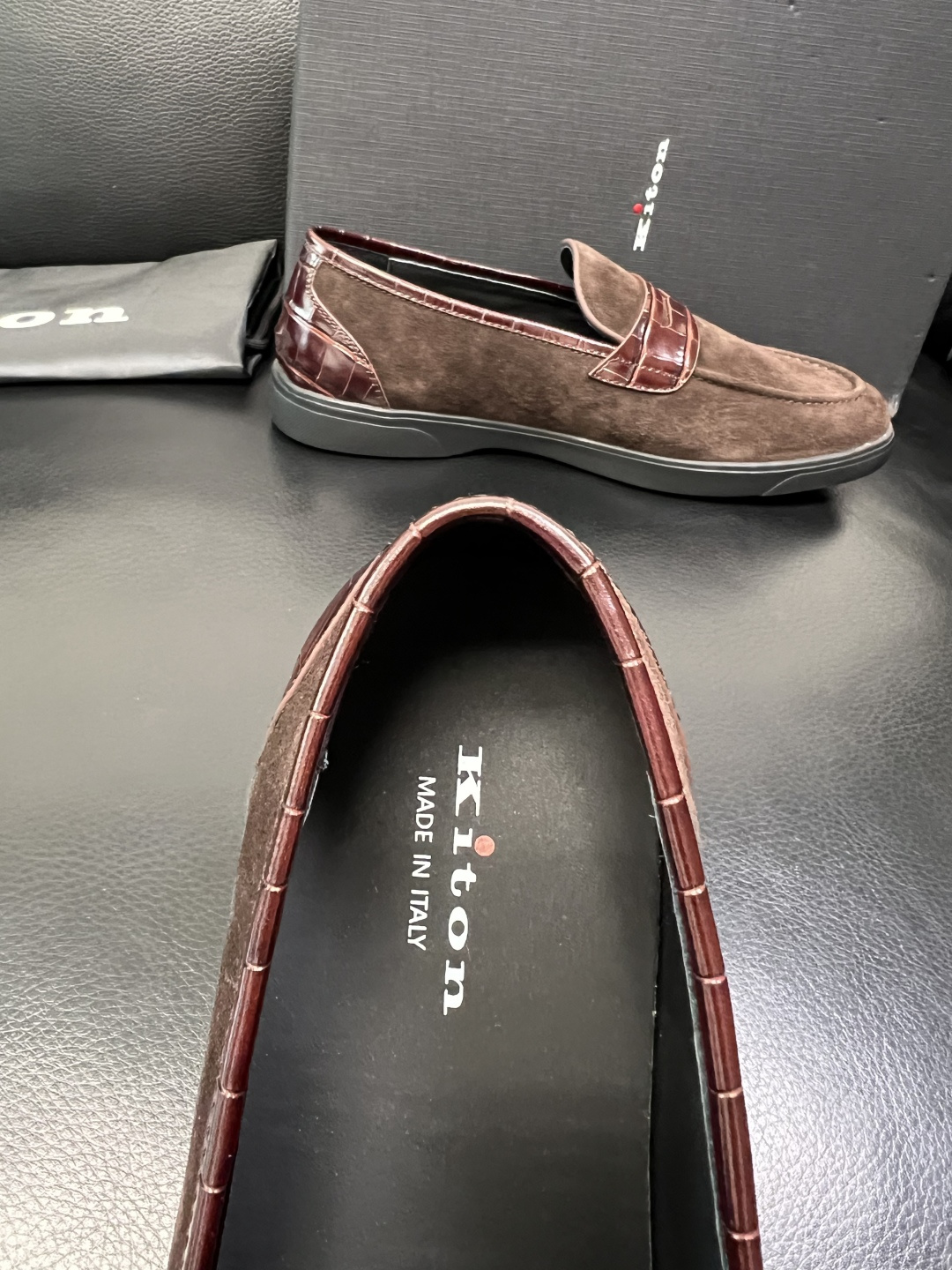 ⚠️只换码不退⚠️ kiton 高品质 顶级工艺品 专柜新品同步，鞋面意大利进口牛皮面料，进口水染牛皮内