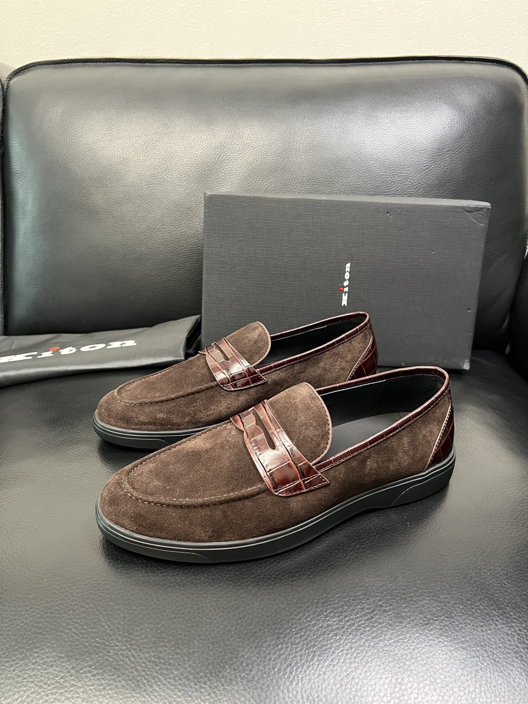 ⚠️只换码不退⚠️ kiton 高品质 顶级工艺品 专柜新品同步，鞋面意大利进口牛皮面料，进口水染牛皮内