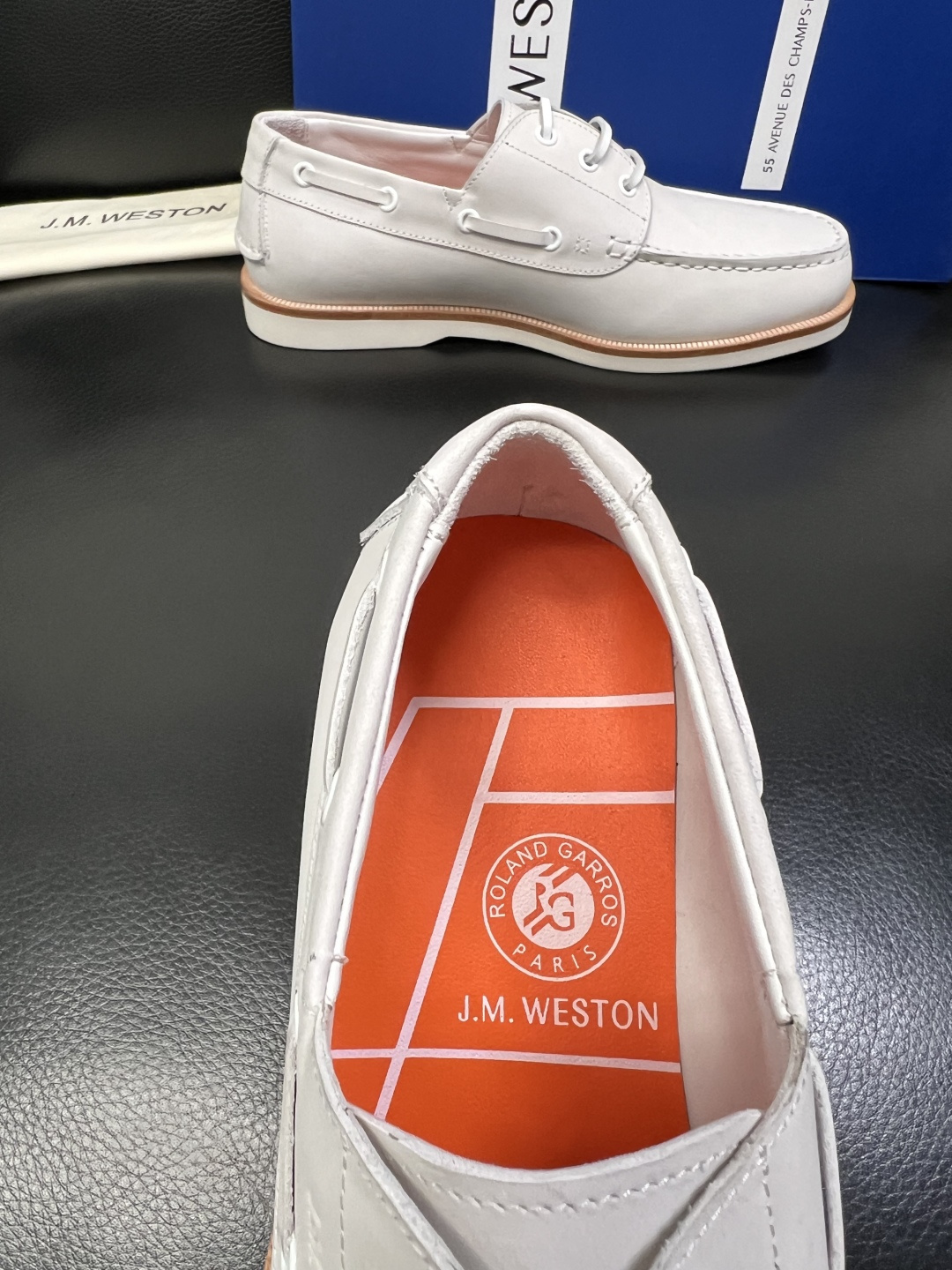 ⚠️只换码不退⚠️ J.M.WESTON 高品质 顶级工艺品 专柜新品同步，鞋面意大利进口牛皮拼布面料，