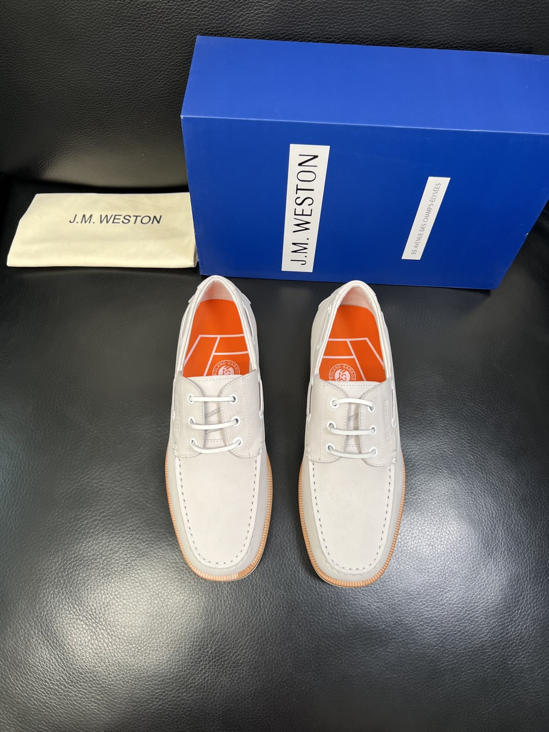 ⚠️只换码不退⚠️ J.M.WESTON 高品质 顶级工艺品 专柜新品同步，鞋面意大利进口牛皮拼布面料，