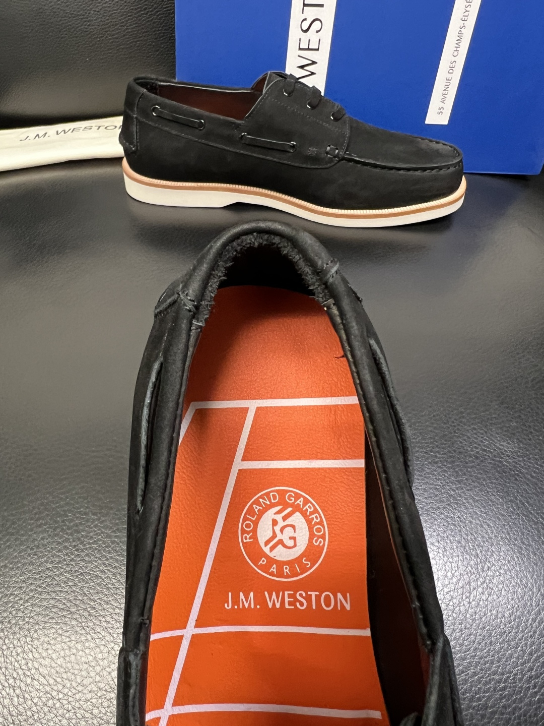 ⚠️只换码不退⚠️ J.M.WESTON 高品质 顶级工艺品 专柜新品同步，鞋面意大利进口牛皮拼布面料，