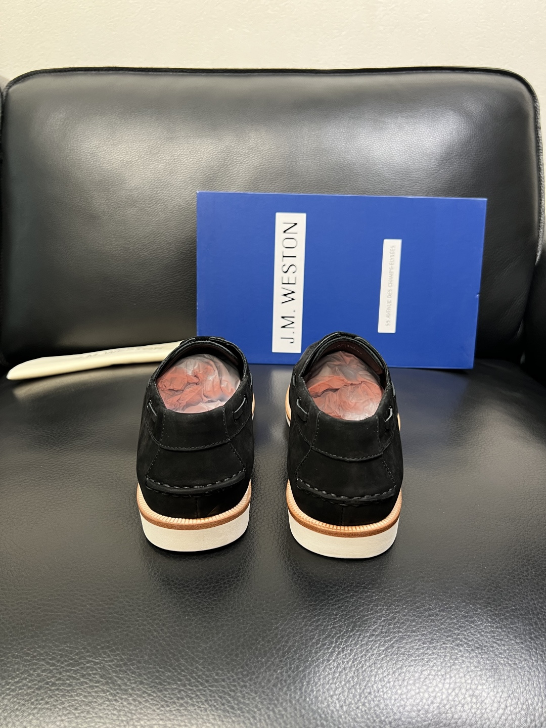 ⚠️只换码不退⚠️ J.M.WESTON 高品质 顶级工艺品 专柜新品同步，鞋面意大利进口牛皮拼布面料，