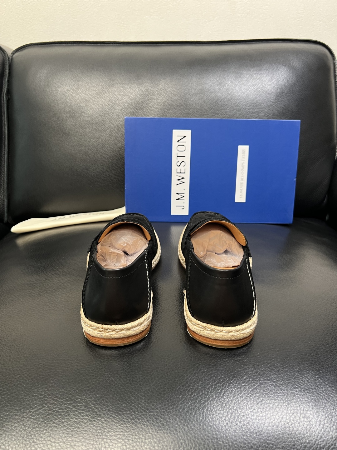 ⚠️只换码不退⚠️ J.M.WESTON 高品质 顶级工艺品 专柜新品同步，鞋面意大利进口牛皮拼布面料，