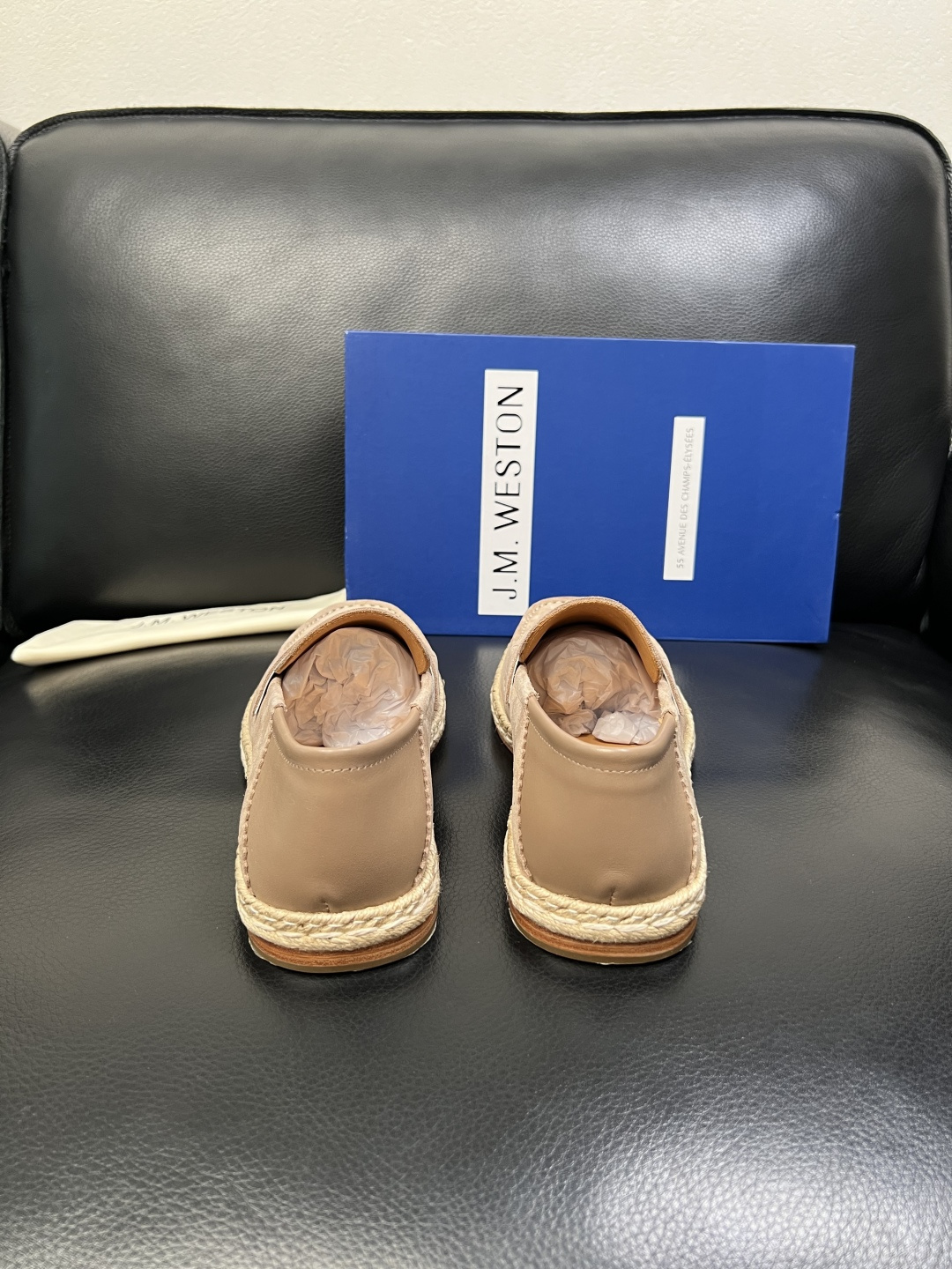 ⚠️只换码不退⚠️ J.M.WESTON 高品质 顶级工艺品 专柜新品同步，鞋面意大利进口牛皮拼布面料，