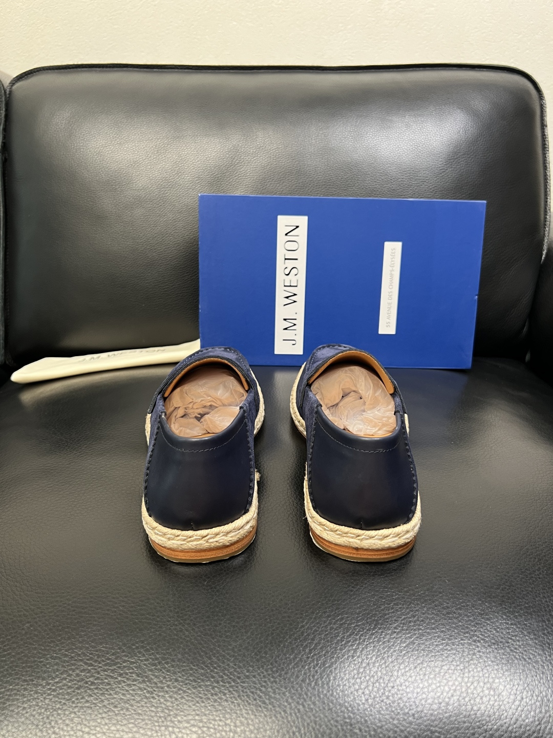 ⚠️只换码不退⚠️ J.M.WESTON 高品质 顶级工艺品 专柜新品同步，鞋面意大利进口牛皮拼布面料，