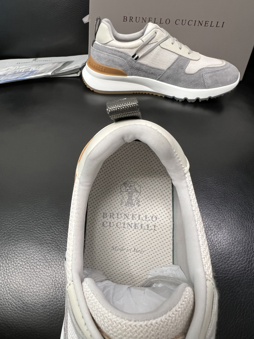 Brunello Cucinelli 高品质 顶级工艺品 BC 专柜同步原厂配置，意大利进口牛皮面料牛内