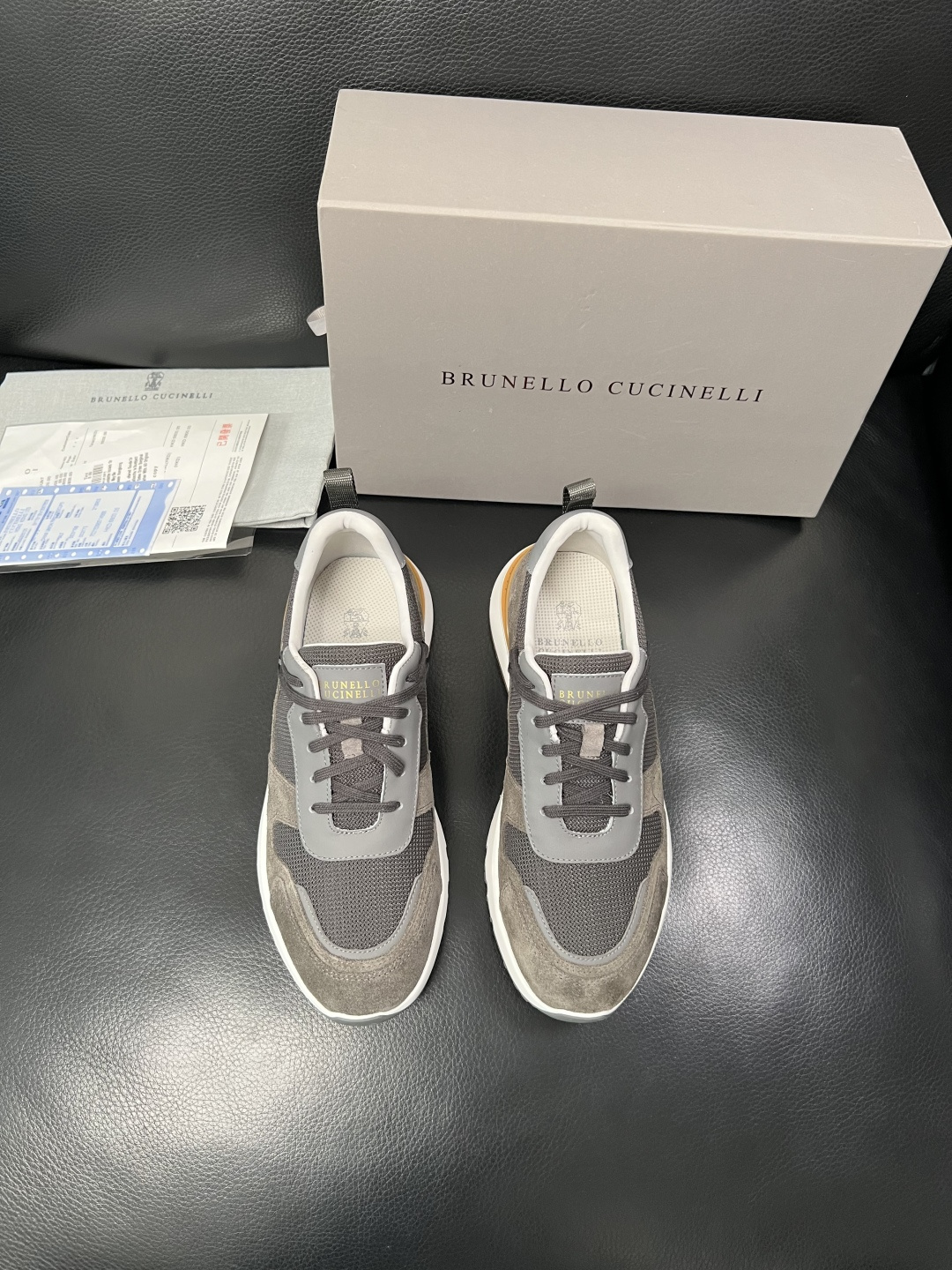 Brunello Cucinelli 高品质 顶级工艺品 BC 专柜同步原厂配置，意大利进口牛皮面料牛内