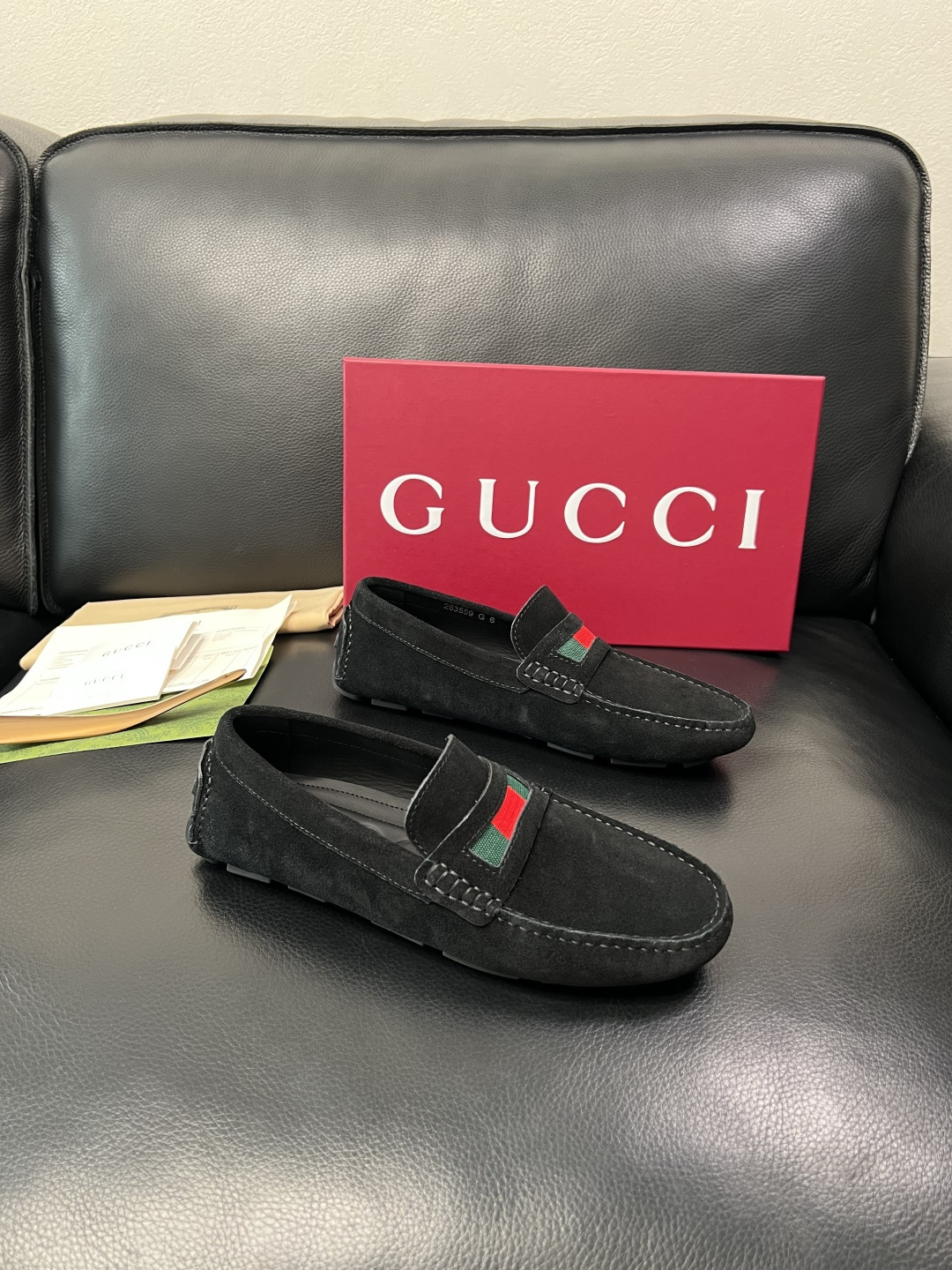 Gucci 高品质  顶级工艺品  古奇  豆豆鞋专柜经典款原厂配置，意大利进口牛皮面料，进口牛皮内里垫