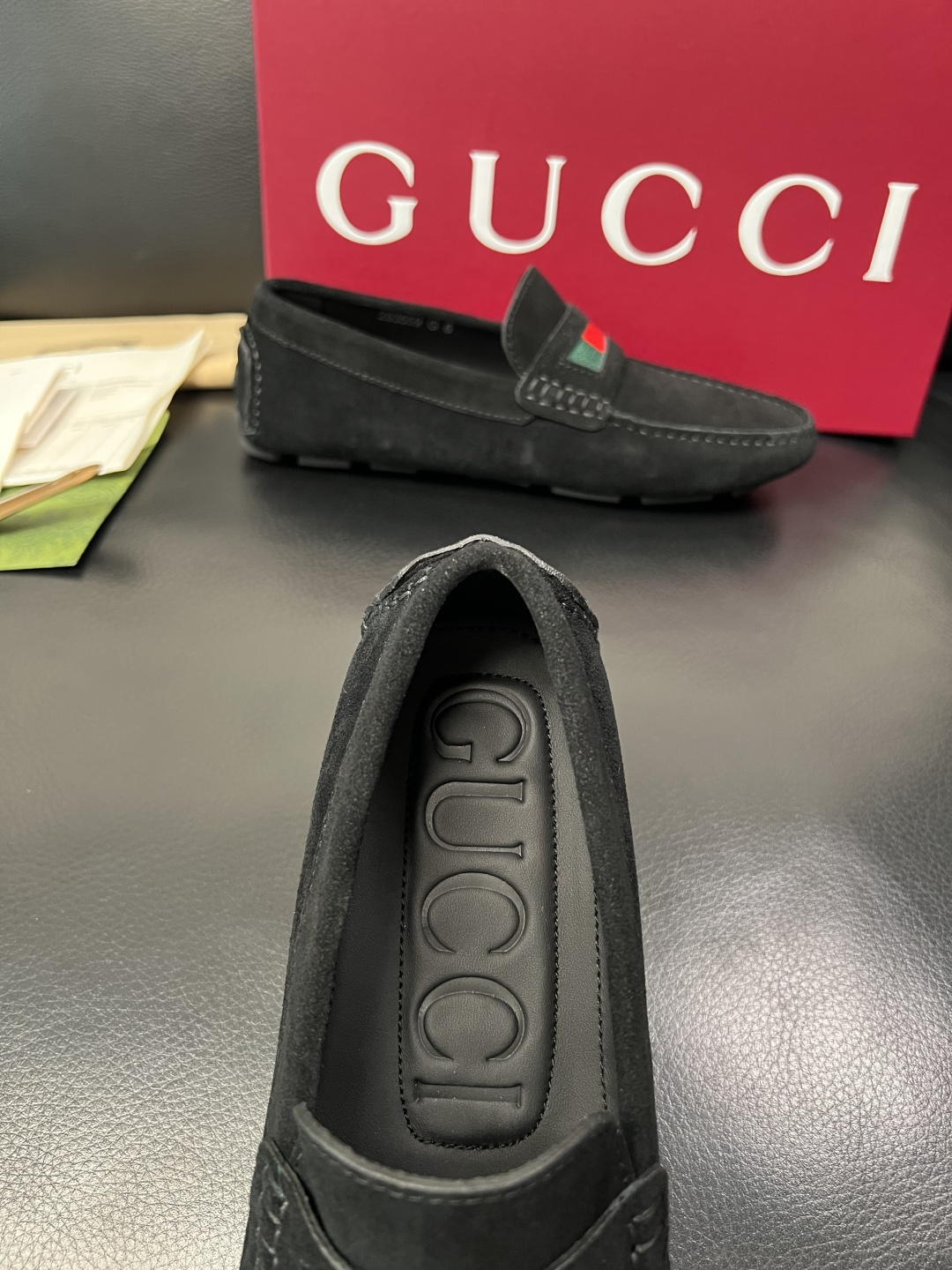 Gucci 高品质  顶级工艺品  古奇  豆豆鞋专柜经典款原厂配置，意大利进口牛皮面料，进口牛皮内里垫