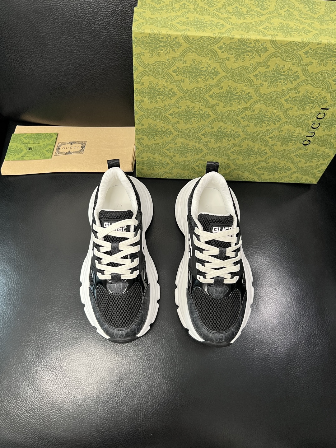 Gucci 高品质 顶级工艺品 古奇 专柜新款原厂配置，意大利进口牛皮搭配印花面料，进口牛皮内里垫，透气