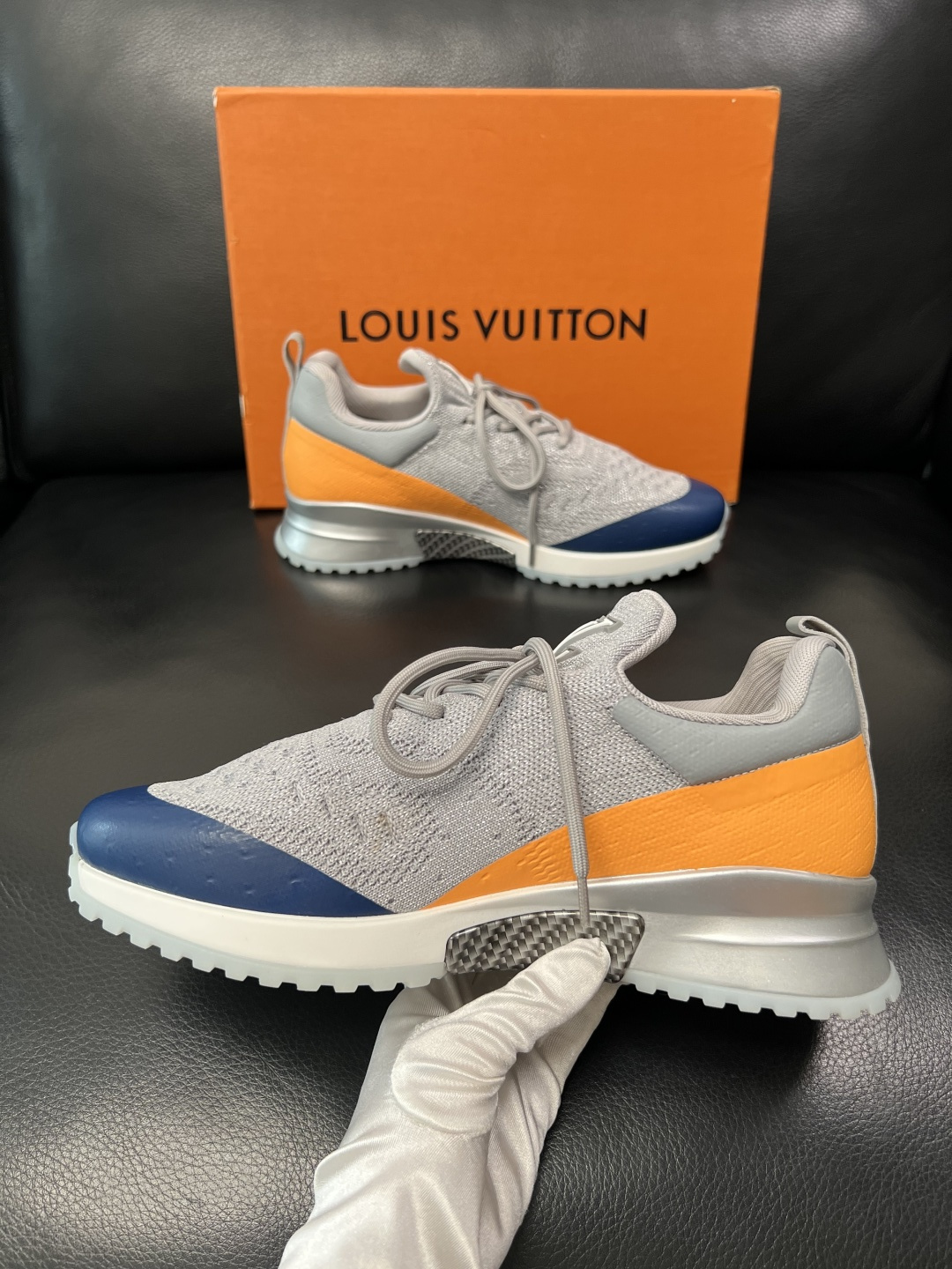 Lv  高品质  顶级工艺品  路易威登，运动板鞋专柜同步，鞋面意大利进口飞织面料，高品质拼接缤纷色彩复