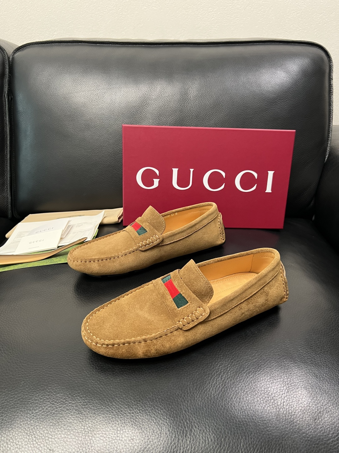 Gucci 高品质  顶级工艺品  古奇  豆豆鞋专柜经典款原厂配置，意大利进口牛皮面料，进口牛皮内里垫