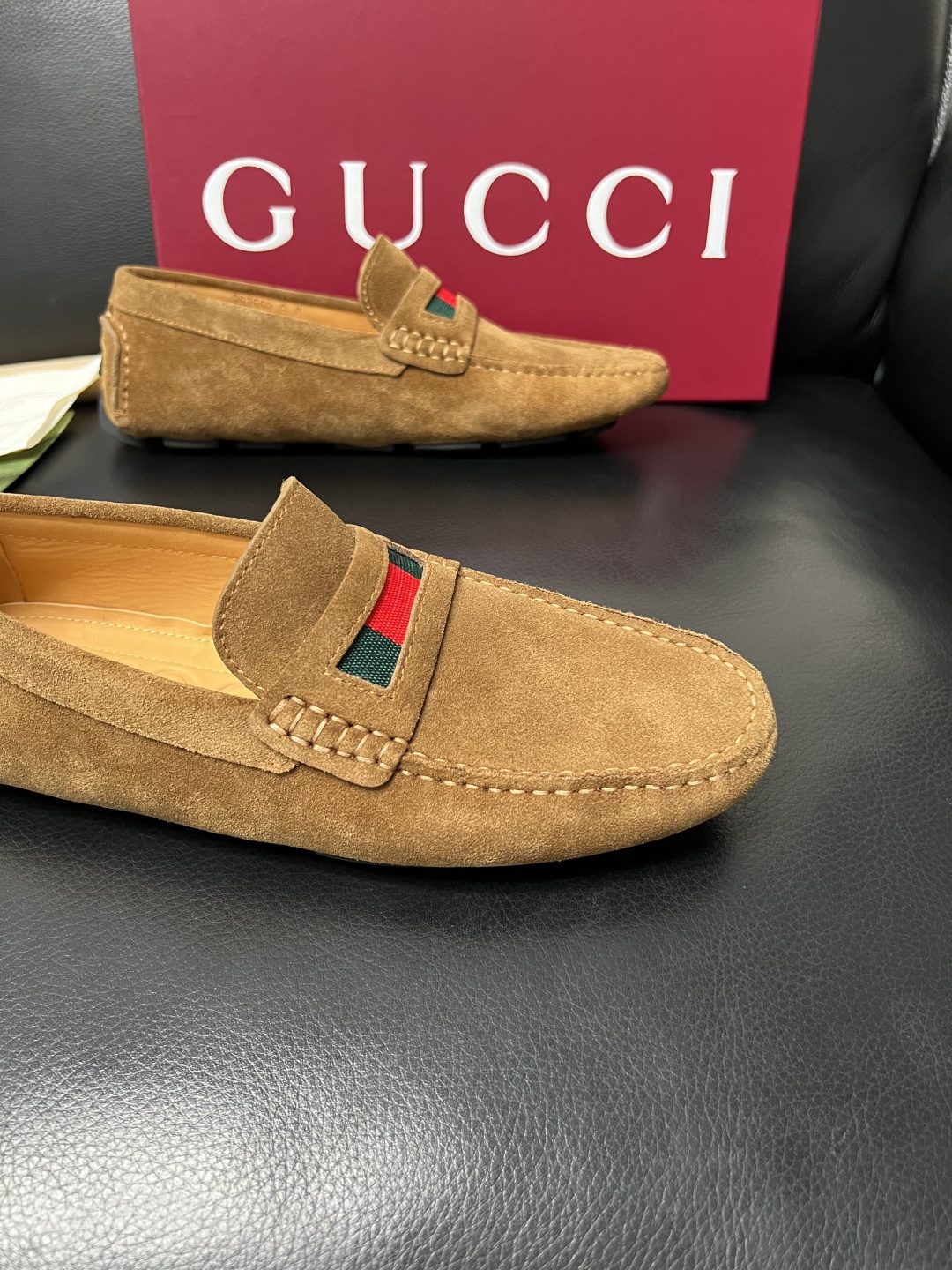 Gucci 高品质  顶级工艺品  古奇  豆豆鞋专柜经典款原厂配置，意大利进口牛皮面料，进口牛皮内里垫