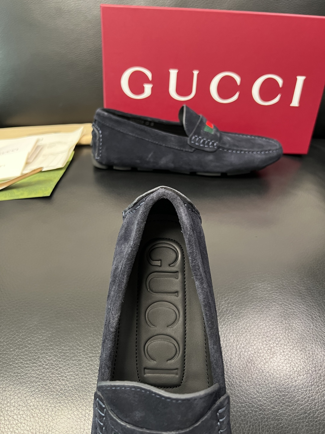 Gucci 高品质  顶级工艺品  古奇  豆豆鞋专柜经典款原厂配置，意大利进口牛皮面料，进口牛皮内里垫