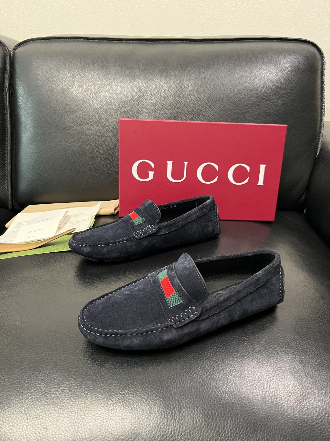 Gucci 高品质  顶级工艺品  古奇  豆豆鞋专柜经典款原厂配置，意大利进口牛皮面料，进口牛皮内里垫