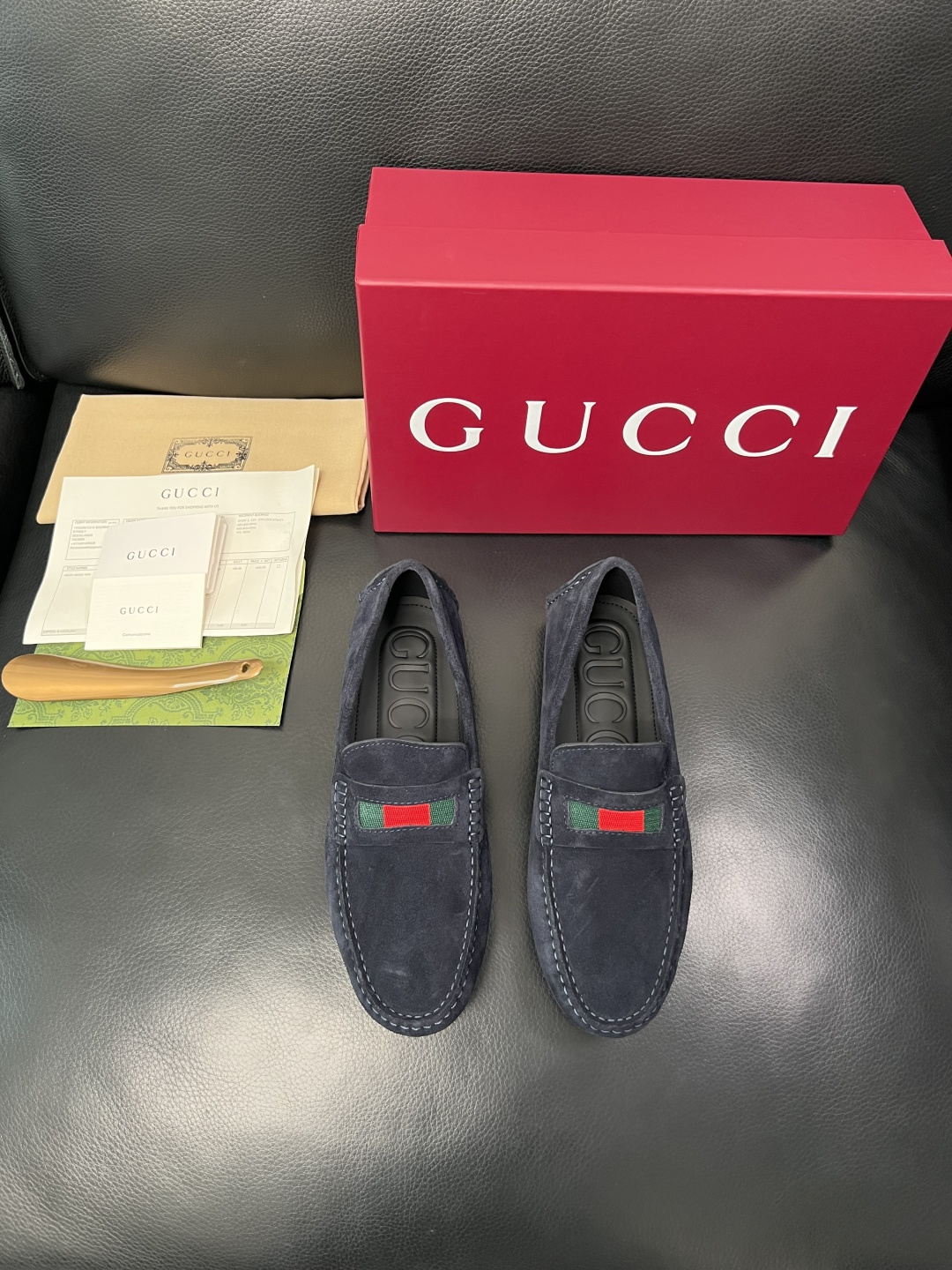 Gucci 高品质  顶级工艺品  古奇  豆豆鞋专柜经典款原厂配置，意大利进口牛皮面料，进口牛皮内里垫