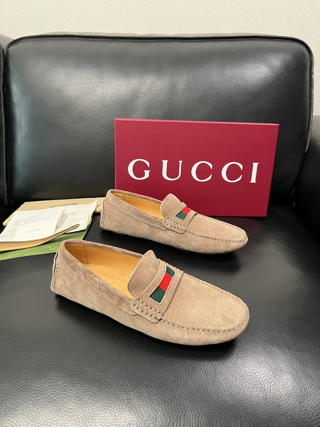 Gucci 高品质  顶级工艺品  古奇  豆豆鞋专柜经典款原厂配置，意大利进口牛皮面料，进口牛皮内里垫