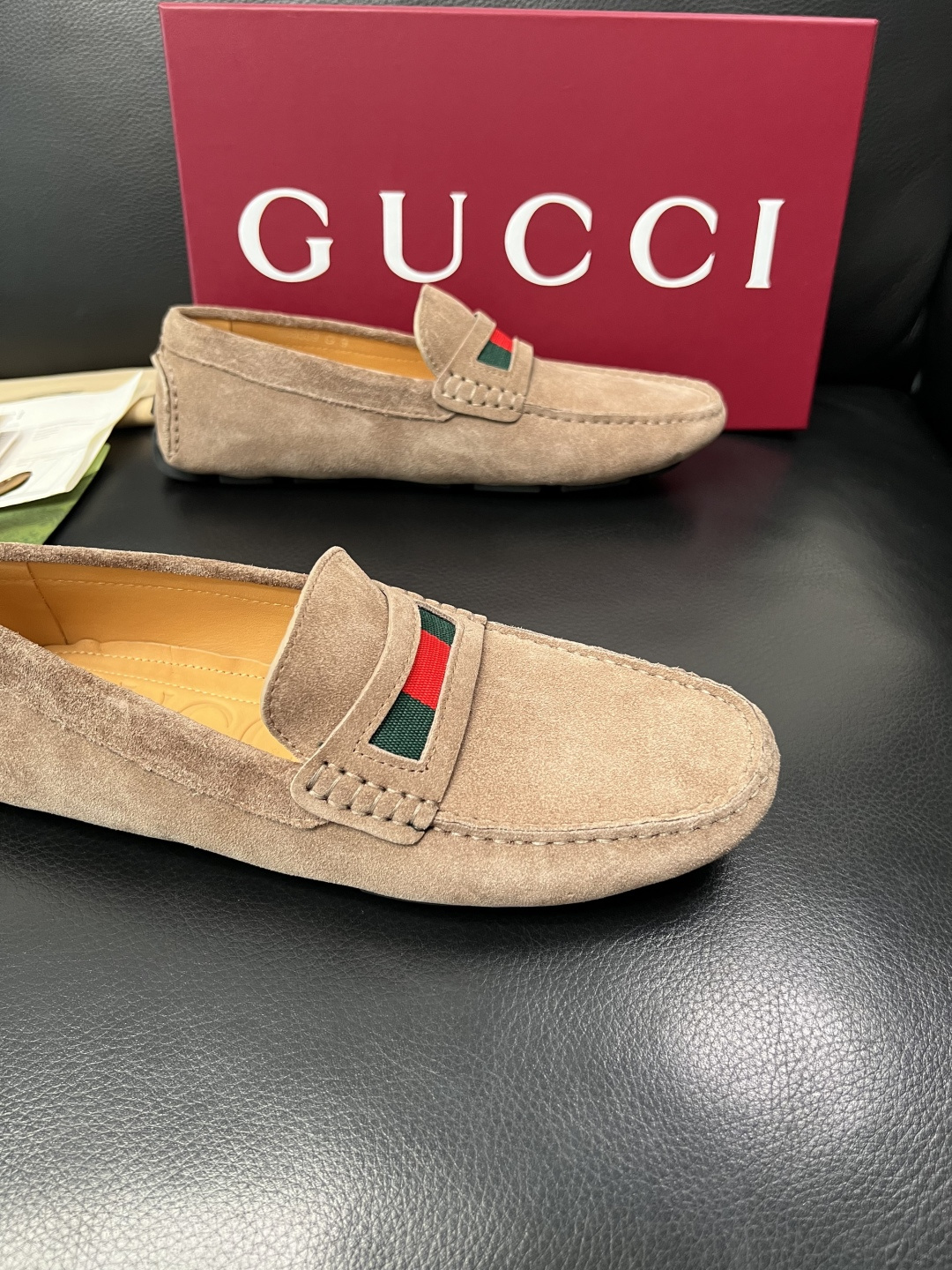 Gucci 高品质  顶级工艺品  古奇  豆豆鞋专柜经典款原厂配置，意大利进口牛皮面料，进口牛皮内里垫