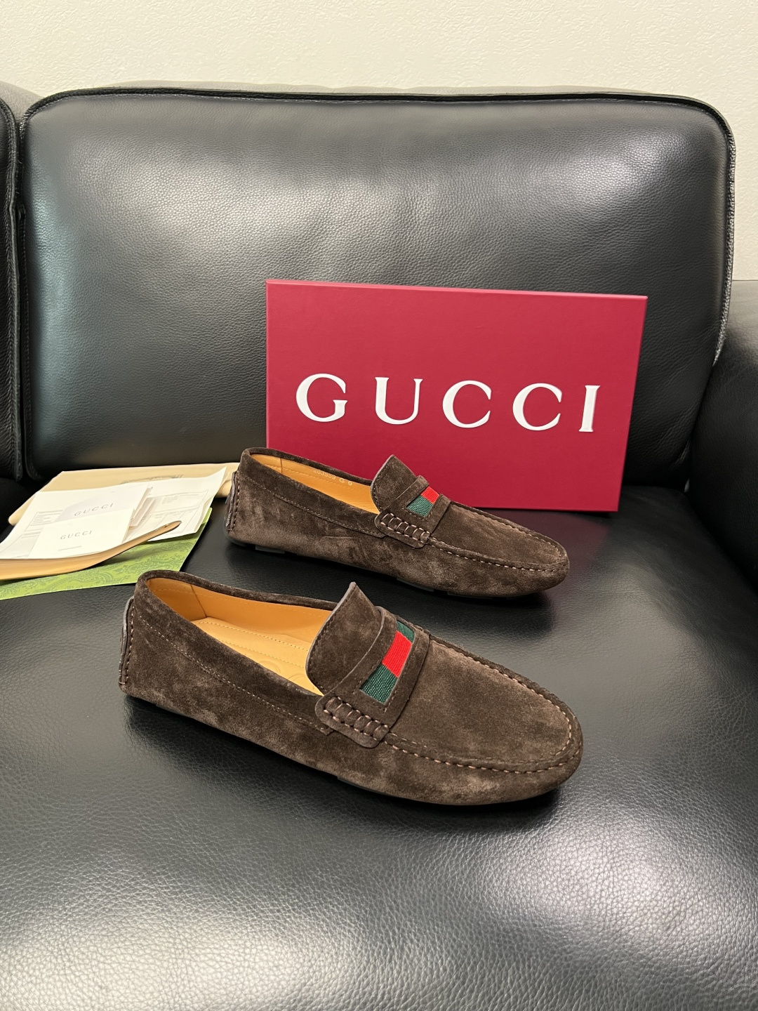 Gucci 高品质  顶级工艺品  古奇  豆豆鞋专柜经典款原厂配置，意大利进口牛皮面料，进口牛皮内里垫
