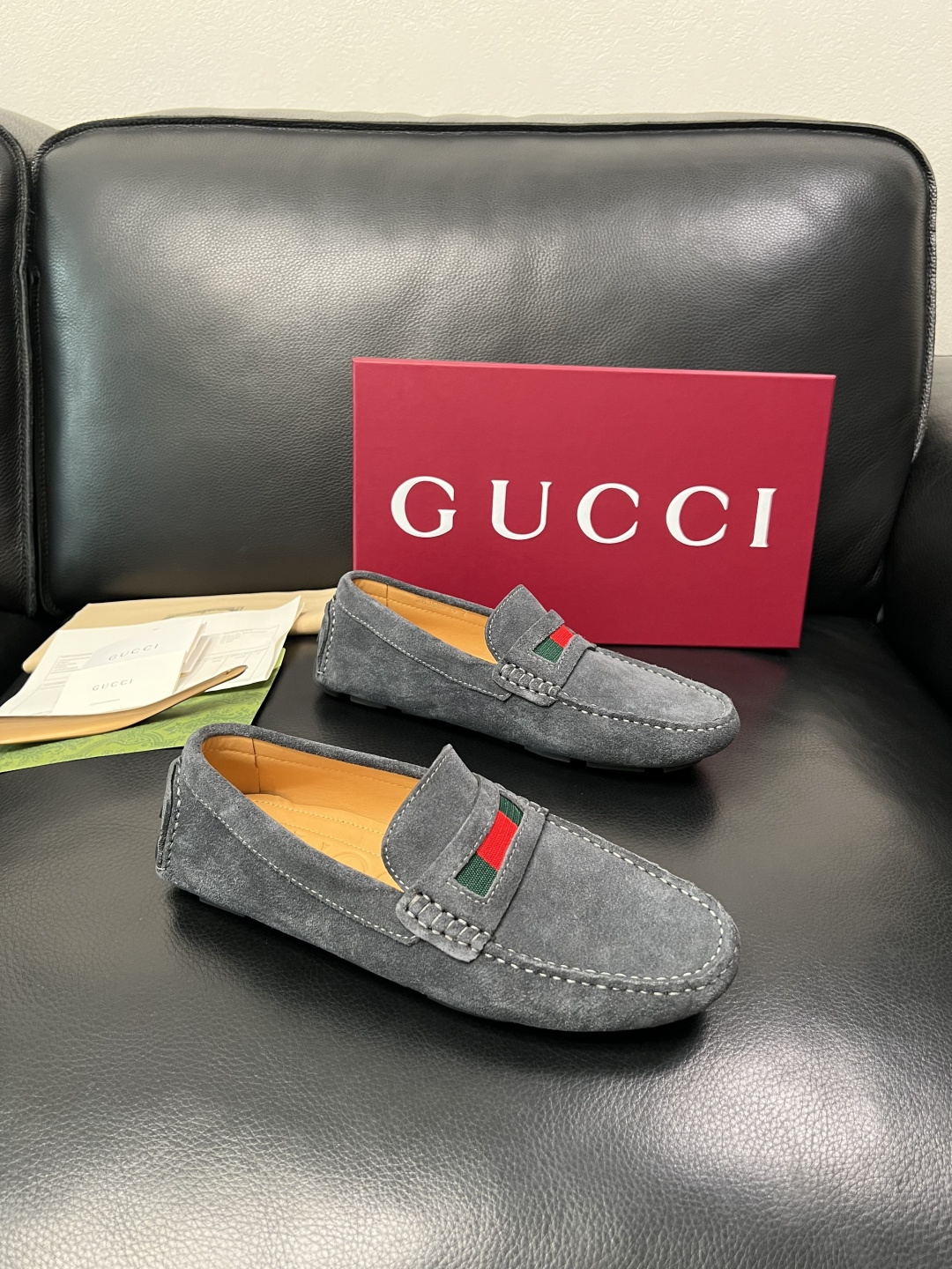 Gucci 高品质  顶级工艺品  古奇  豆豆鞋专柜经典款原厂配置，意大利进口牛皮面料，进口牛皮内里垫