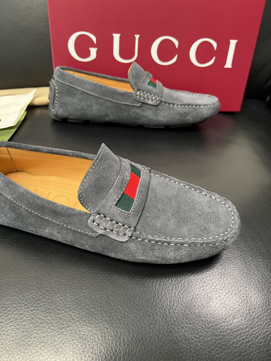 Gucci 高品质  顶级工艺品  古奇  豆豆鞋专柜经典款原厂配置，意大利进口牛皮面料，进口牛皮内里垫