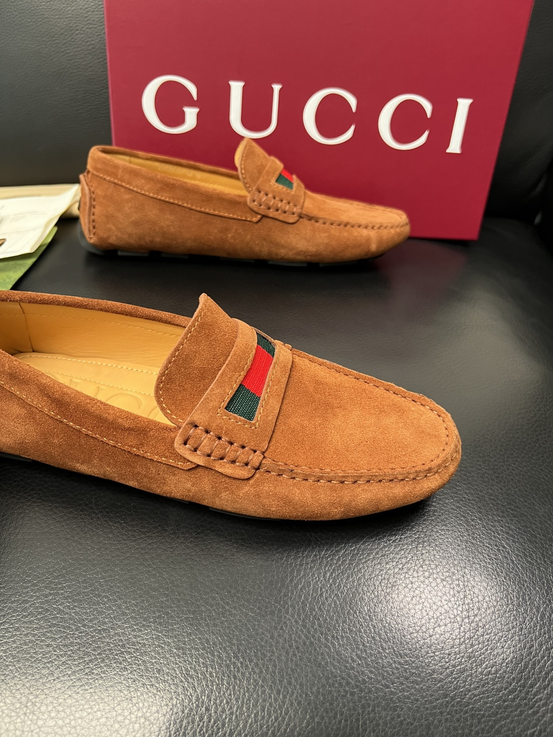 Gucci 高品质  顶级工艺品  古奇  豆豆鞋专柜经典款原厂配置，意大利进口牛皮面料，进口牛皮内里垫