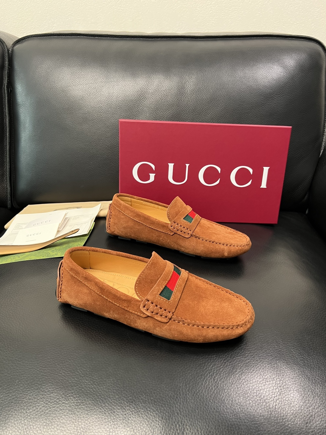 Gucci 高品质  顶级工艺品  古奇  豆豆鞋专柜经典款原厂配置，意大利进口牛皮面料，进口牛皮内里垫