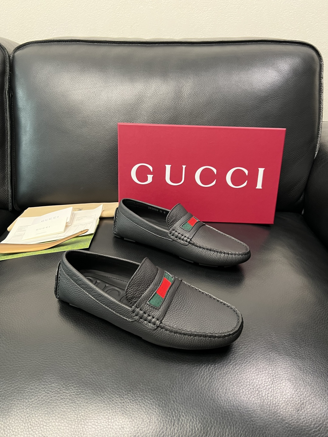 Gucci 高品质  顶级工艺品  古奇  豆豆鞋专柜经典款原厂配置，意大利进口牛皮面料，进口牛皮内里垫