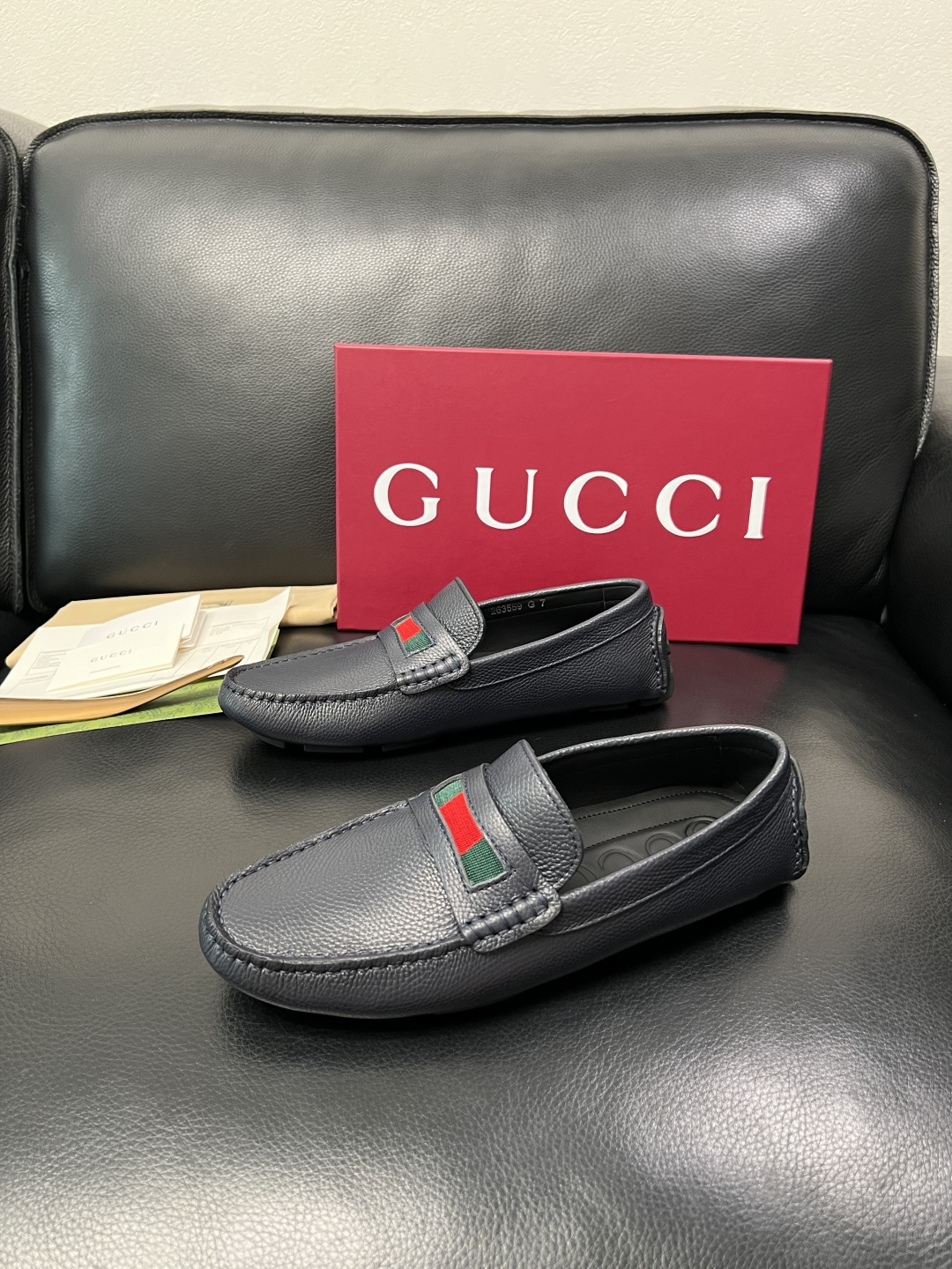 Gucci 高品质  顶级工艺品  古奇  豆豆鞋专柜经典款原厂配置，意大利进口牛皮面料，进口牛皮内里垫
