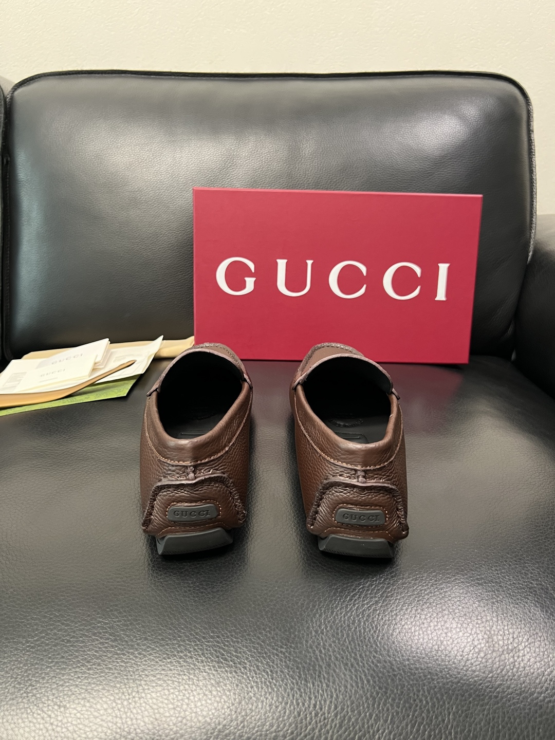 Gucci 高品质  顶级工艺品  古奇  豆豆鞋专柜经典款原厂配置，意大利进口牛皮面料，进口牛皮内里垫