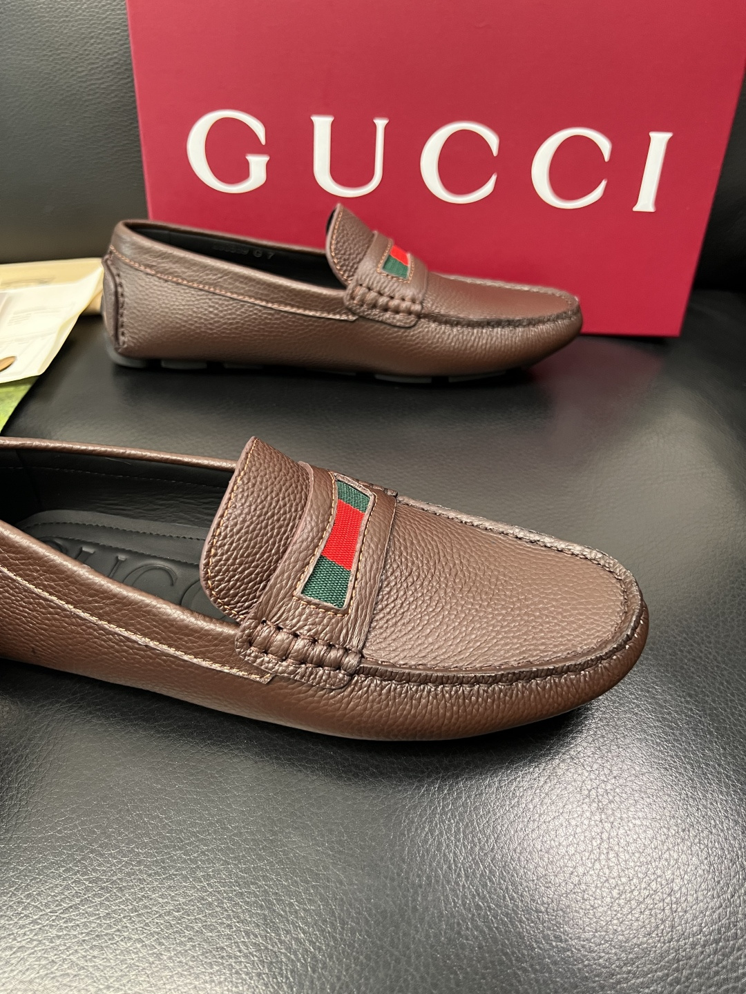 Gucci 高品质  顶级工艺品  古奇  豆豆鞋专柜经典款原厂配置，意大利进口牛皮面料，进口牛皮内里垫