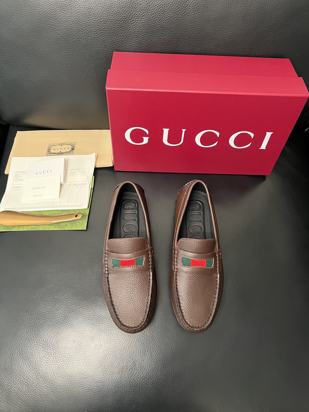 Gucci 高品质  顶级工艺品  古奇  豆豆鞋专柜经典款原厂配置，意大利进口牛皮面料，进口牛皮内里垫