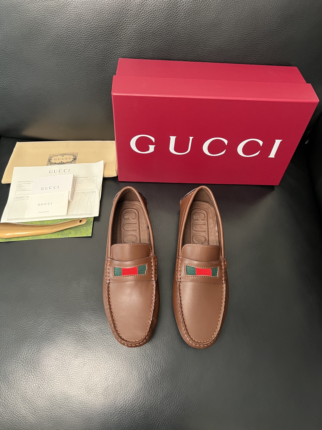 Gucci 高品质  顶级工艺品  古奇  豆豆鞋专柜经典款原厂配置，意大利进口牛皮面料，进口牛皮内里垫