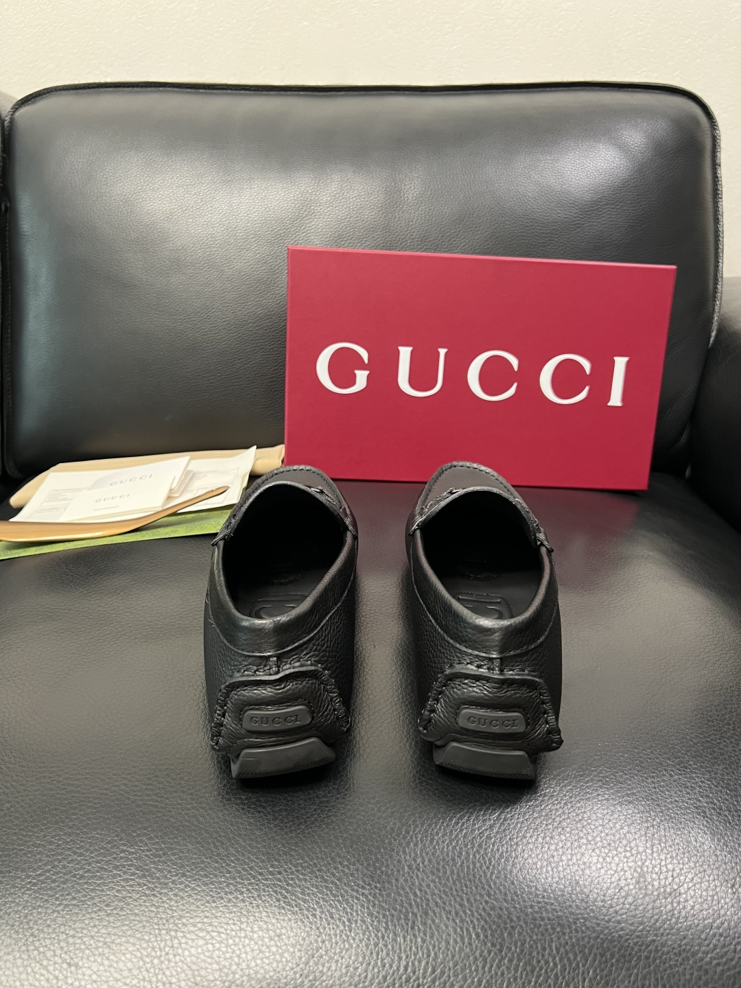 Gucci 高品质  顶级工艺品  古奇  豆豆鞋专柜经典款原厂配置，意大利进口牛皮面料，进口牛皮内里垫