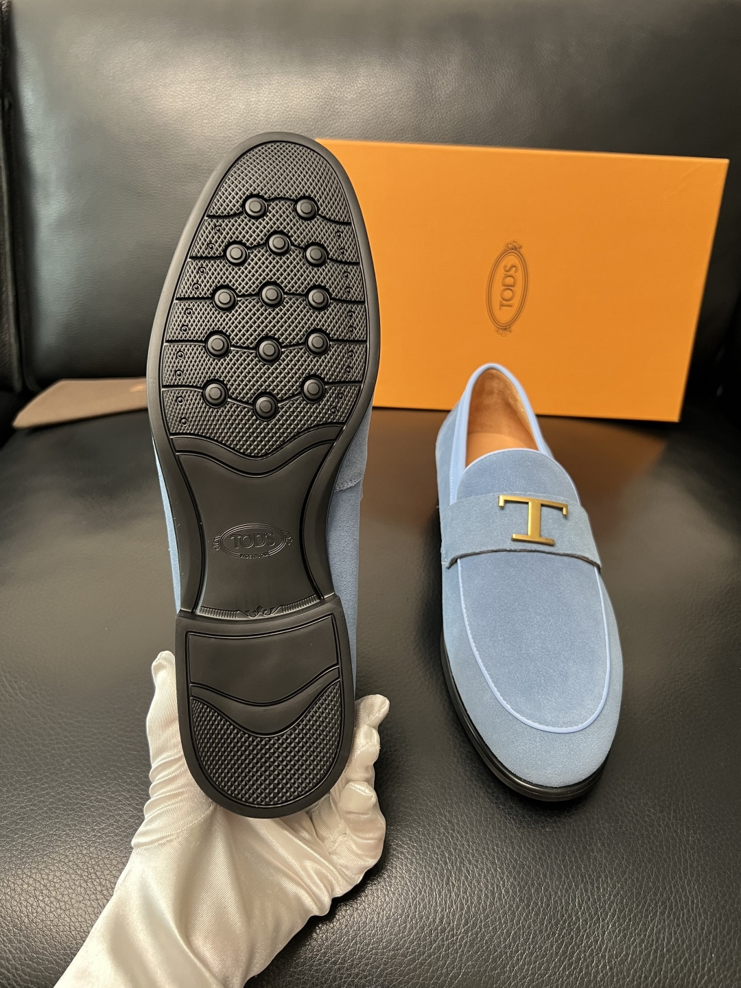 Tods  高品质  顶级工艺品  托德斯  皮鞋专柜新款，原厂配置意大利进口牛皮面料，高品质复杂拼接工
