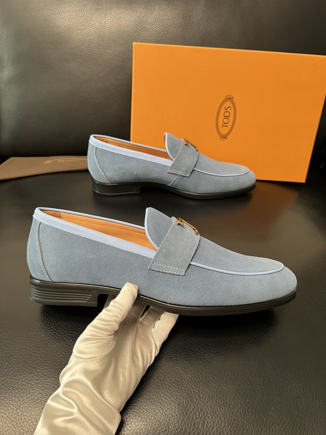 Tods  高品质  顶级工艺品  托德斯  皮鞋专柜新款，原厂配置意大利进口牛皮面料，高品质复杂拼接工