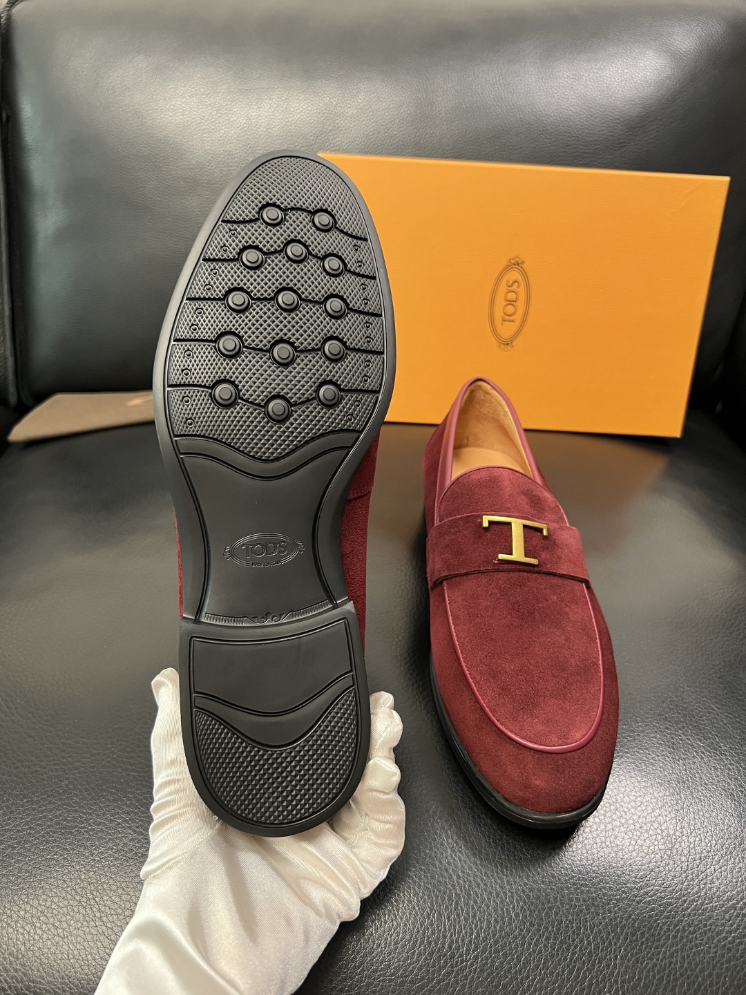 Tods  高品质  顶级工艺品  托德斯  皮鞋专柜新款，原厂配置意大利进口牛皮面料，高品质复杂拼接工