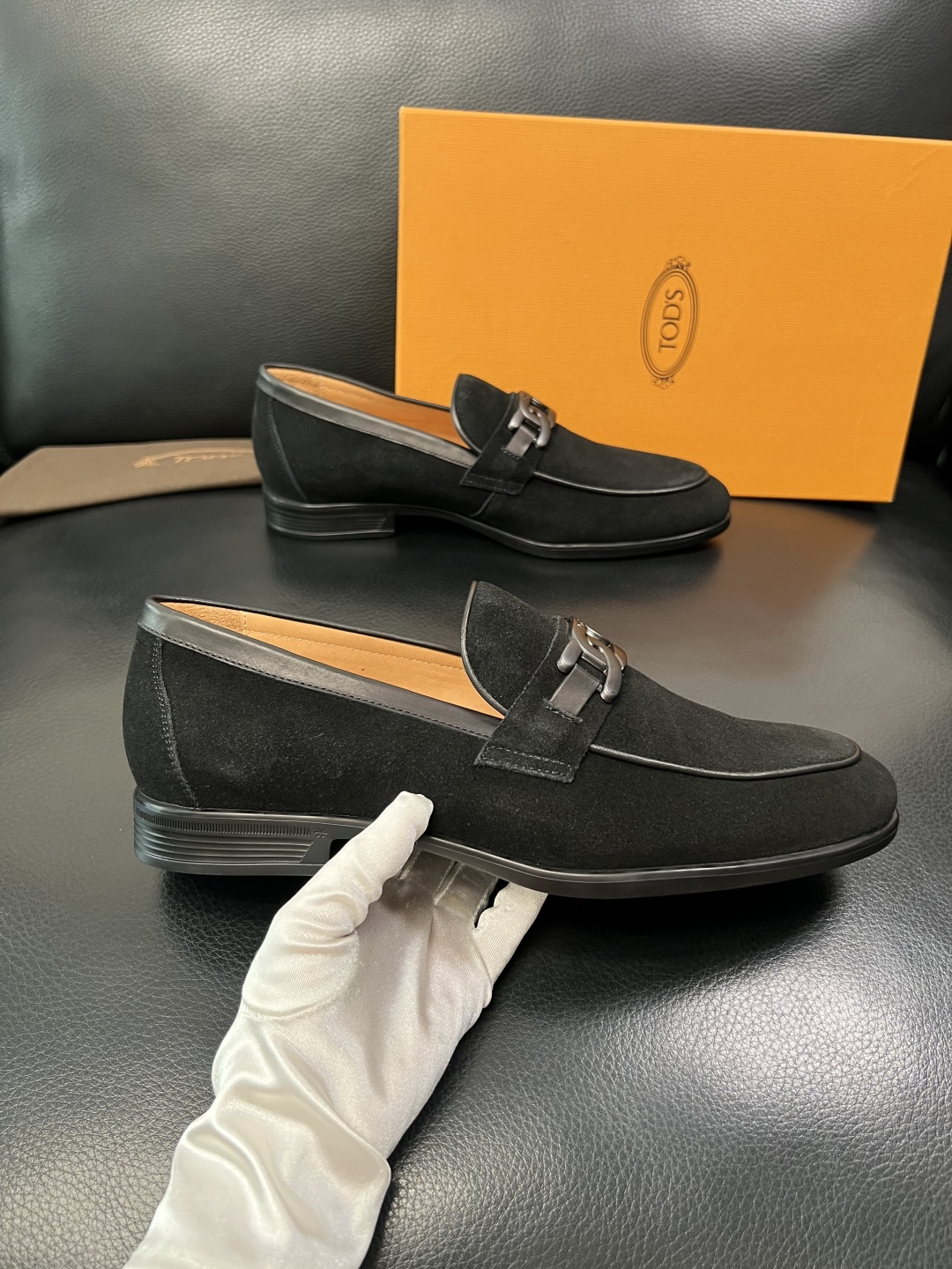Tods  高品质  顶级工艺品  托德斯  皮鞋专柜新款，原厂配置意大利进口牛皮面料，高品质复杂拼接工