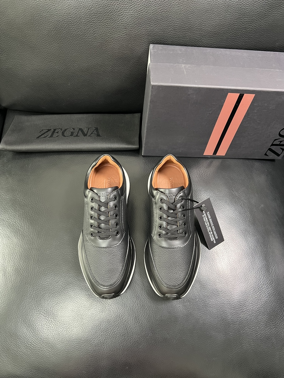 ⚠️只换码不退⚠️   Zegna  高品质  顶级工艺品  杰尼亚  专柜新款原厂配置，意大利进口牛皮