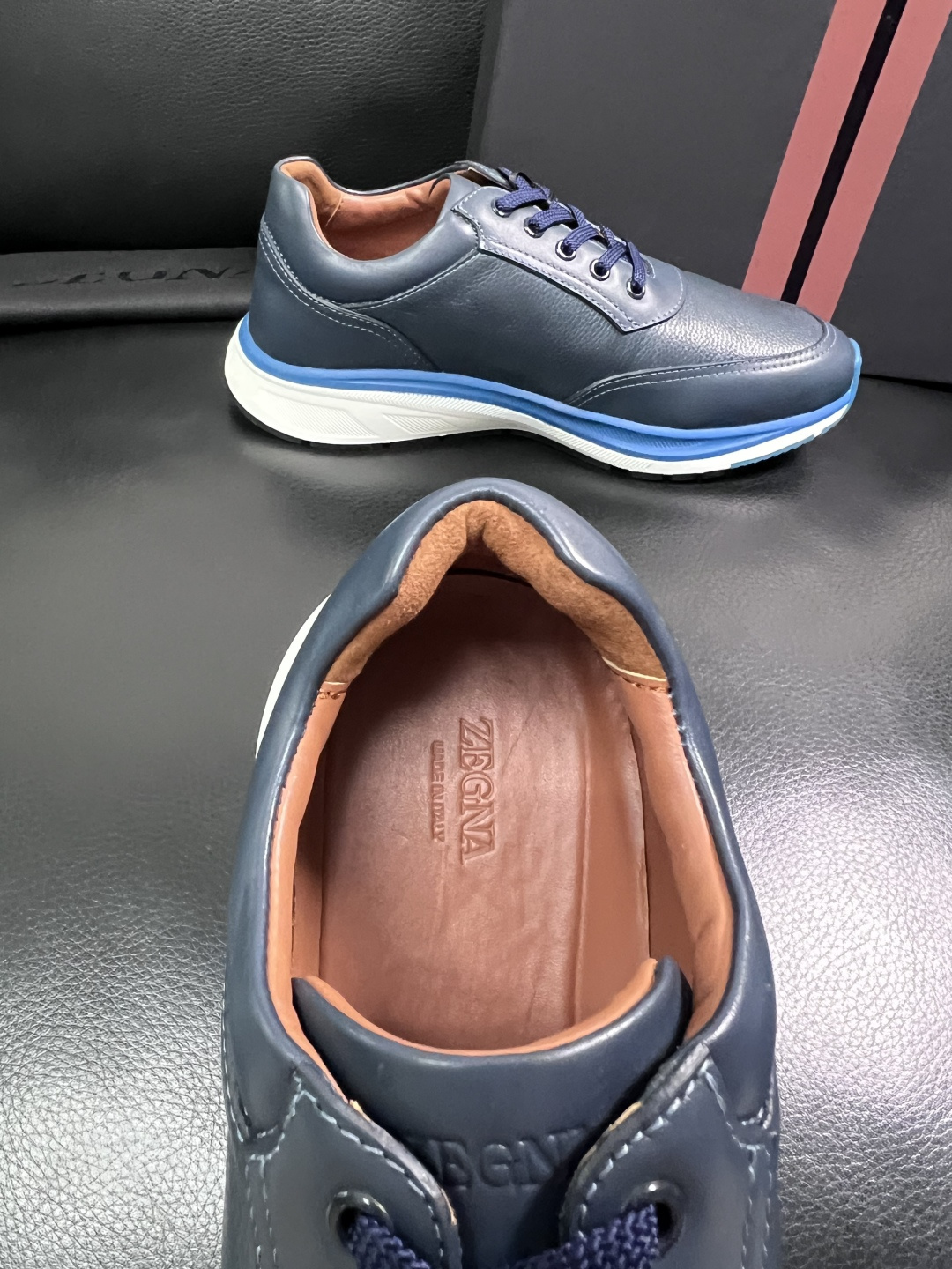 ⚠️只换码不退⚠️   Zegna  高品质  顶级工艺品  杰尼亚  专柜新款原厂配置，意大利进口牛皮