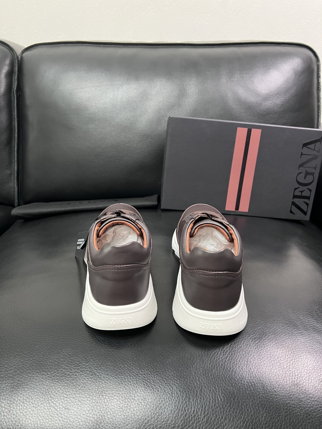 ⚠️只换码不退⚠️   Zegna  高品质  顶级工艺品  杰尼亚  专柜新款原厂配置，意大利进口牛皮