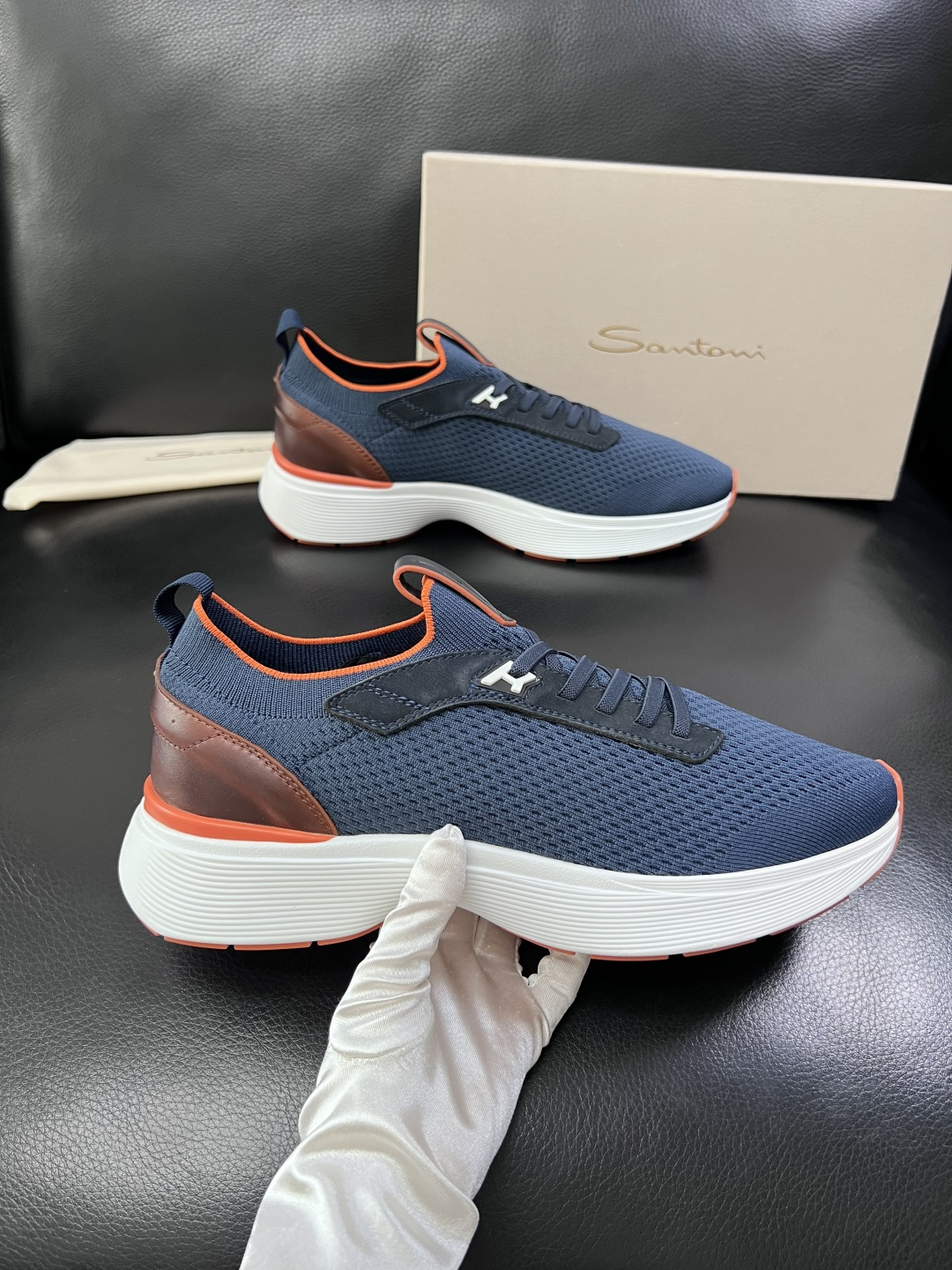 ⚠️只换码不退⚠️    Santoni  高品质  圣东尼   顶级工艺品  专柜新品同步，鞋面意大利