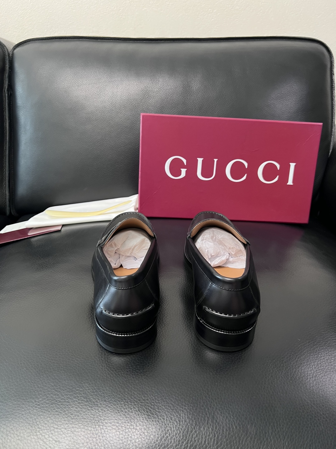 Gucci 高品质  顶级工艺品  古奇  皮高帮专柜新款原厂配置，意大利进口牛皮面料，进口牛皮内里垫，